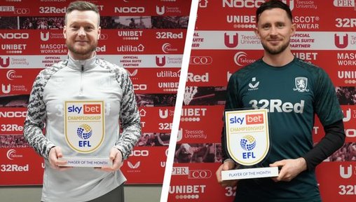 United message from Kim Hellberg and Alan Browne as Middlesbrough duo celebrate award wins