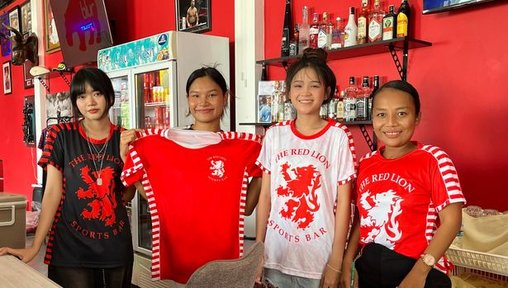 Inside the first Middlesbrough-themed bar in Thailand with Teesside owners and parmo