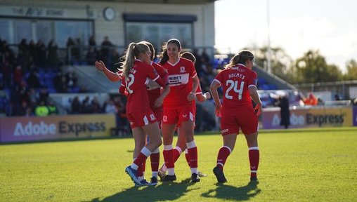 Statement win for Middlesbrough Women over old rivals in front of an historic TV audience