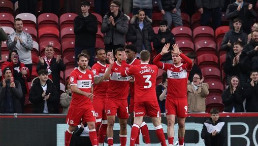 Middlesbrough target set for final two games with play-off situation easing pressure