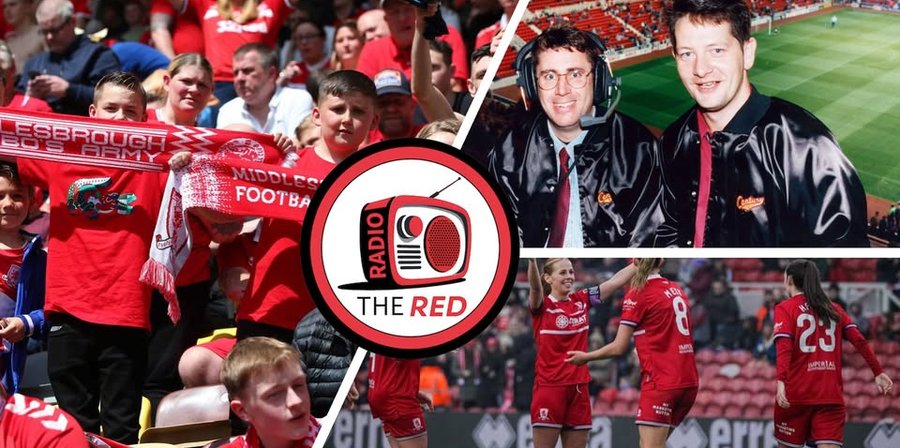 collage of Boro photos with The Red's logo in the middle